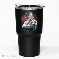 USA Fireworks Patriotic Ronald Reagan  Tumbler thumb 0