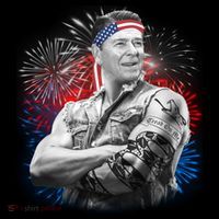 USA Fireworks Patriotic Ronald Reagan  Mousepad thumb 1