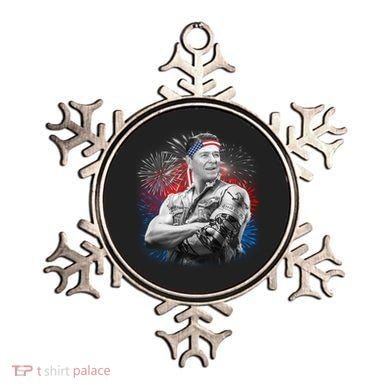 USA Fireworks Patriotic Ronald Reagan  Ornament