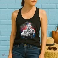 USA Fireworks Patriotic Ronald Reagan  Women's Tank Top thumb 2