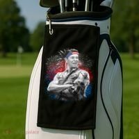 USA Fireworks Patriotic Ronald Reagan  Golf Towel thumb 2