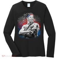 USA Fireworks Patriotic Ronald Reagan  Women's Long Sleeve Shirt thumb 0