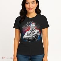 USA Fireworks Patriotic Ronald Reagan  Women's T-Shirt thumb 4