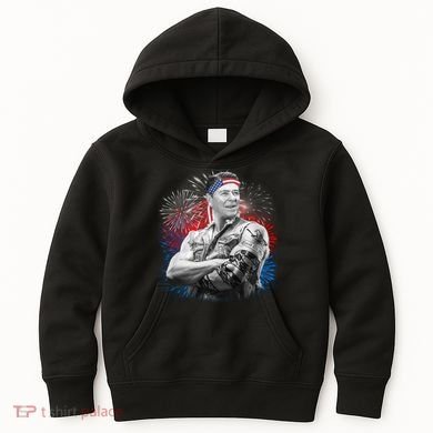 USA Fireworks Patriotic Ronald Reagan  Kids Hoodie