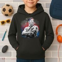 USA Fireworks Patriotic Ronald Reagan  Kids Hoodie thumb 2