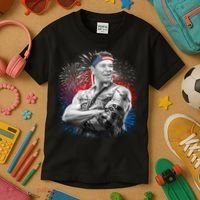 USA Fireworks Patriotic Ronald Reagan  Kids T-Shirt thumb 3