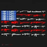 USA Flag: 2nd Amendment Gun Flag Rights Doggie Tank thumb 4