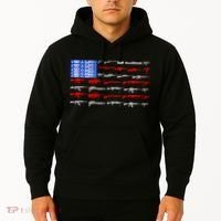 USA Flag: 2nd Amendment Gun Flag Rights Hoodie thumb 2