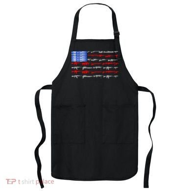 USA Flag: 2nd Amendment Gun Flag Rights Apron