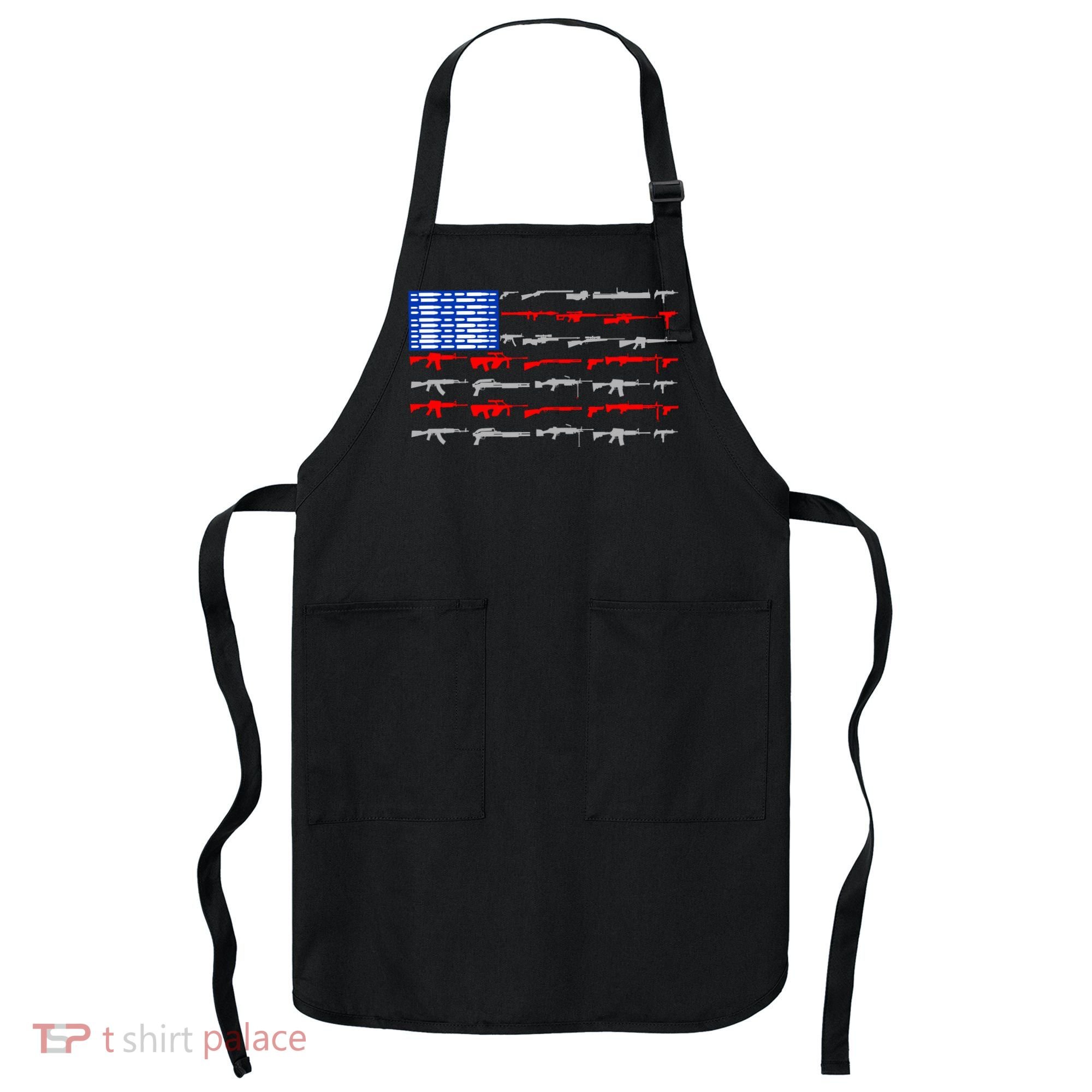 USA Flag: 2nd Amendment Gun Flag Rights Apron