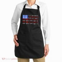 USA Flag: 2nd Amendment Gun Flag Rights Apron thumb 2