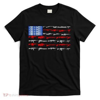 USA Flag: 2nd Amendment Gun Flag Rights T-Shirt