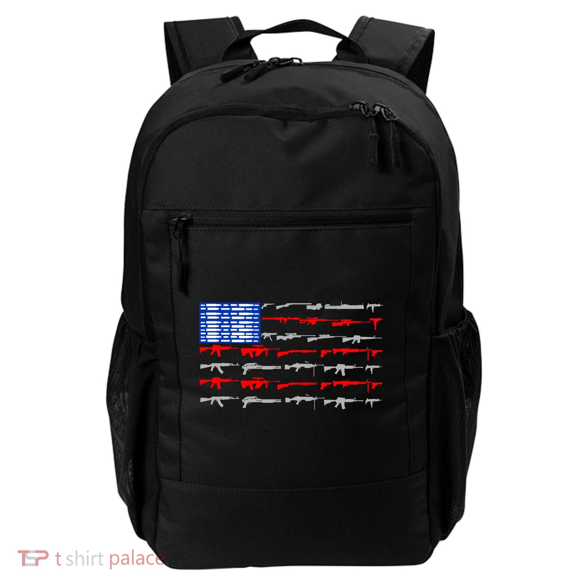 USA Flag: 2nd Amendment Gun Flag Rights Backpack