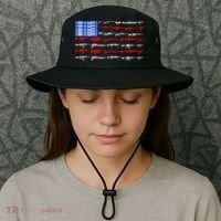 USA Flag: 2nd Amendment Gun Flag Rights Bucket Hat thumb 3