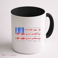 USA Flag: 2nd Amendment Gun Flag Rights Coffee Mug thumb 1