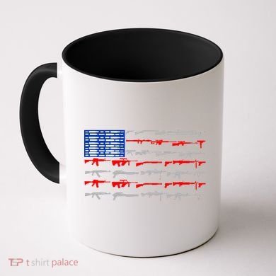USA Flag: 2nd Amendment Gun Flag Rights Coffee Mug