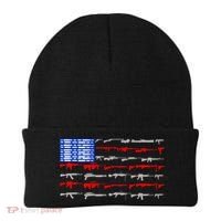 USA Flag: 2nd Amendment Gun Flag Rights Beanie thumb 0