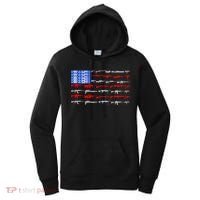 USA Flag: 2nd Amendment Gun Flag Rights Women's Hoodie thumb 0
