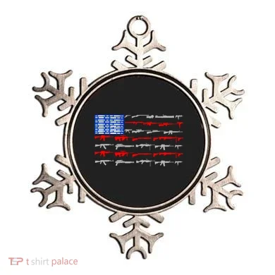 USA Flag: 2nd Amendment Gun Flag Rights Ornament