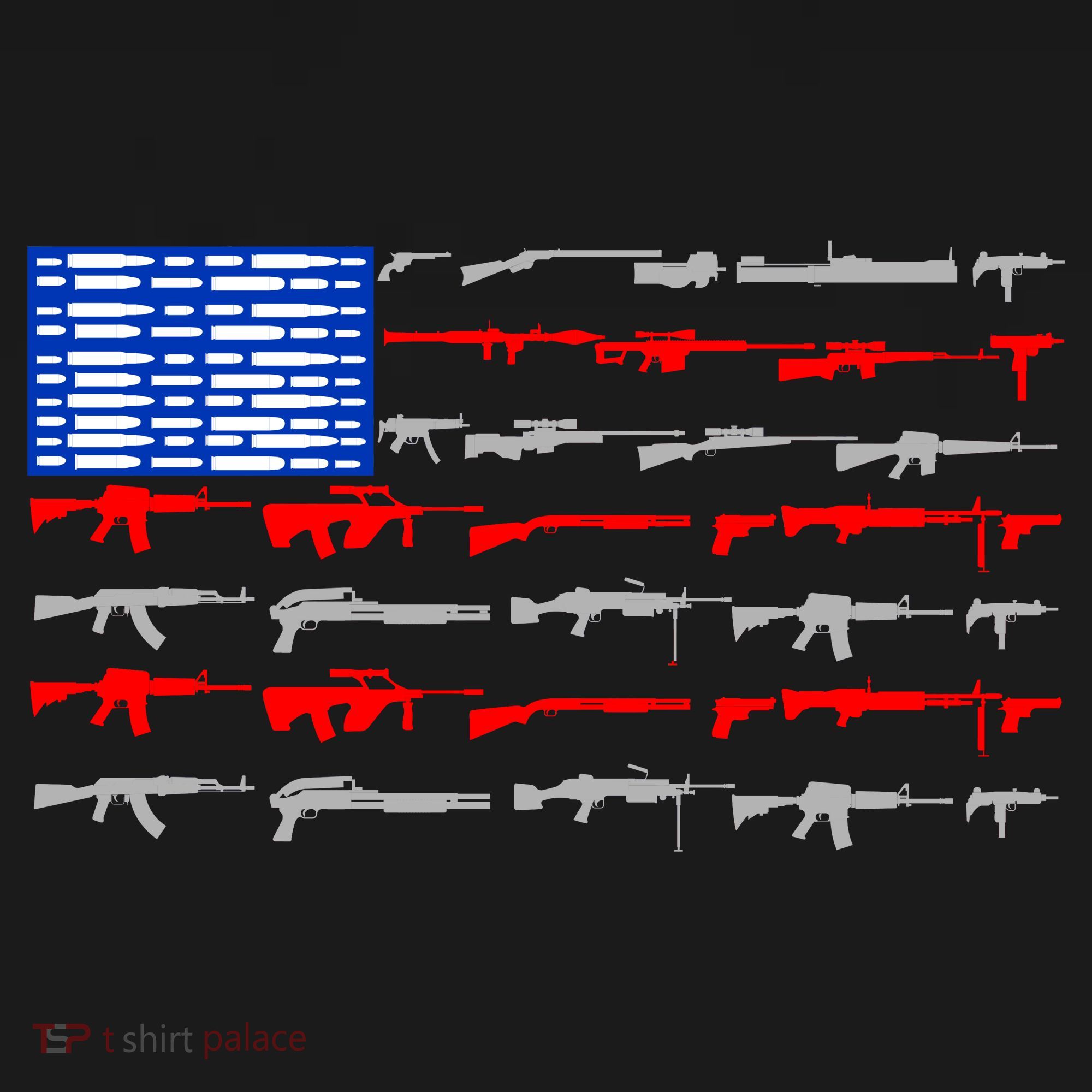 USA Flag: 2nd Amendment Gun Flag Rights Baby Bodysuit