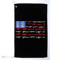 USA Flag: 2nd Amendment Gun Flag Rights Golf Towel thumb 0