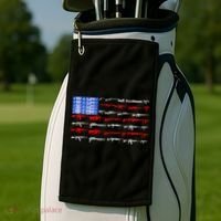 USA Flag: 2nd Amendment Gun Flag Rights Golf Towel thumb 2