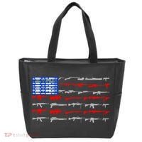 USA Flag: 2nd Amendment Gun Flag Rights Tote Bag thumb 0