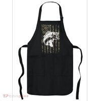 USA Flag Camo Camouflage Fish Apron thumb 0