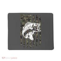 USA Flag Camo Camouflage Fish Mousepad thumb 0