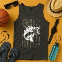 USA Flag Camo Camouflage Fish Tank Top thumb 4