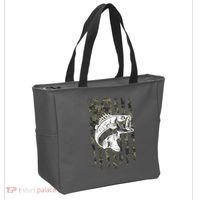 USA Flag Camo Camouflage Fish Tote Bag thumb 2