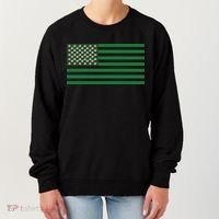 USA Flag Marijuana Cannabis Weed Styled Women's Sweatshirt thumb 0