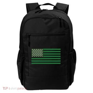 USA Flag Marijuana Cannabis Weed Styled Backpack
