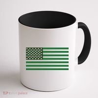 USA Flag Marijuana Cannabis Weed Styled Coffee Mug thumb 1