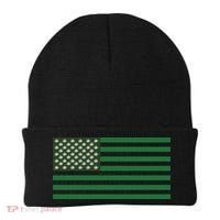 USA Flag Marijuana Cannabis Weed Styled Beanie thumb 0