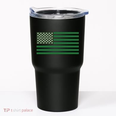 USA Flag Marijuana Cannabis Weed Styled Tumbler
