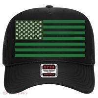 USA Flag Marijuana Cannabis Weed Styled Hat thumb 0