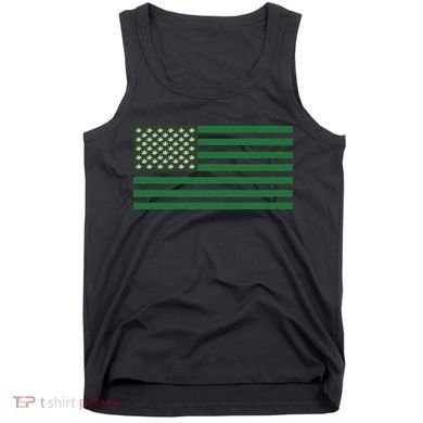USA Flag Marijuana Cannabis Weed Styled Tank Top