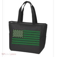 USA Flag Marijuana Cannabis Weed Styled Tote Bag thumb 3