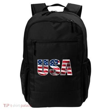 USA Flag Team Logo Backpack