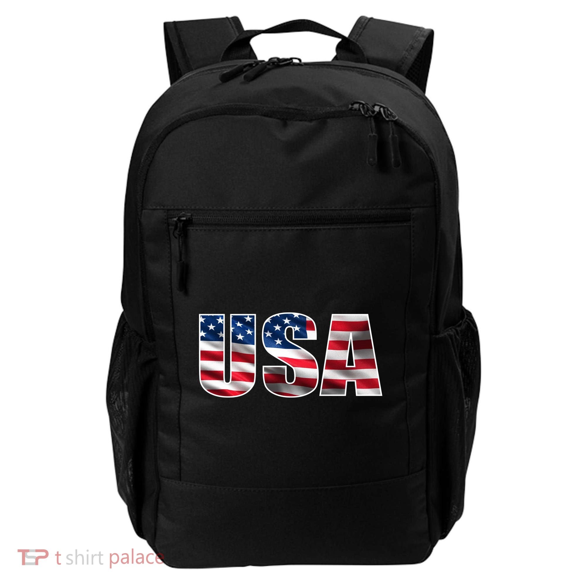 USA Flag Team Logo Backpack