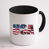 USA Flag Team Logo Coffee Mug thumb 1