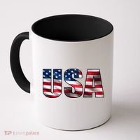 USA Flag Team Logo Coffee Mug thumb 0