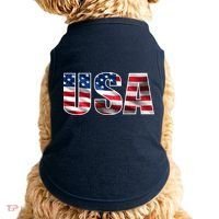 USA Flag Team Logo Doggie Tank thumb 0
