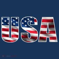 USA Flag Team Logo Long Sleeve Shirt thumb 2