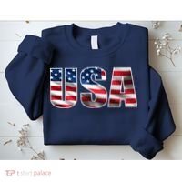 USA Flag Team Logo Sweatshirt thumb 2