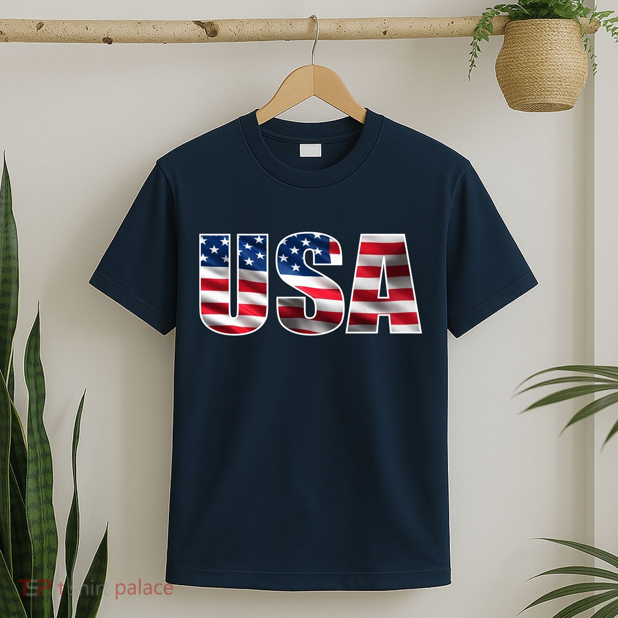 USA Flag Team Logo T-Shirt