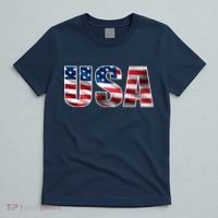 USA Flag Team Logo T-Shirt thumb 5