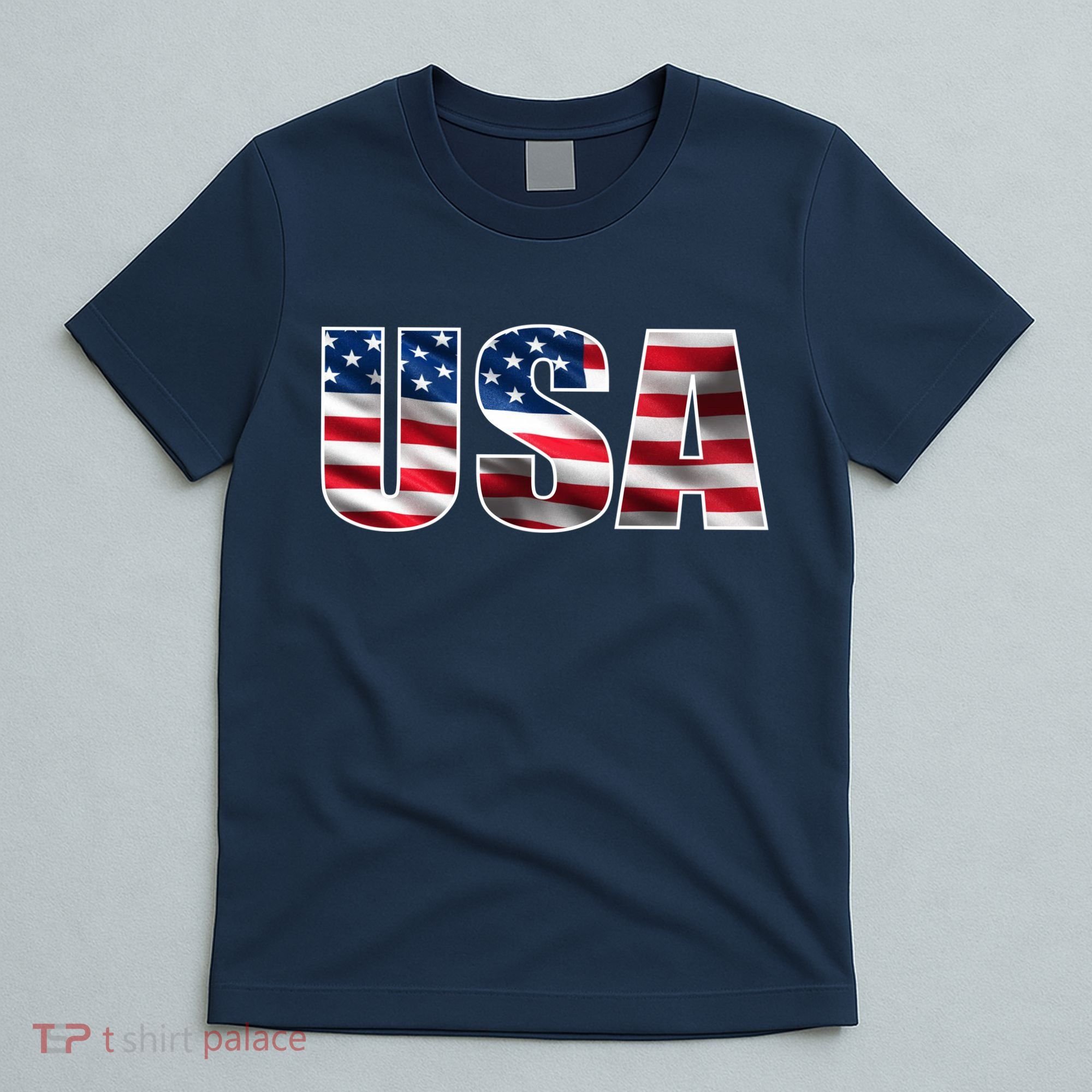 USA Flag Team Logo T-Shirt