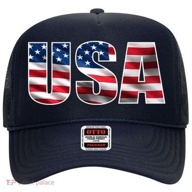 USA Flag Team Logo Hat